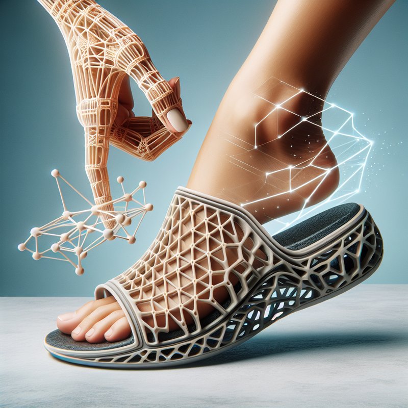 AI-generated : AI-Designed 3D-Printed Sandals: Customizable and Sustainable Footwear Innovation